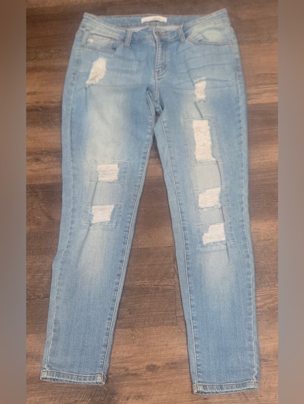 KanCan Light Blue Ripped Skinny Jeans